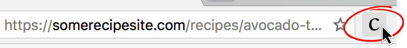 Browser address bar